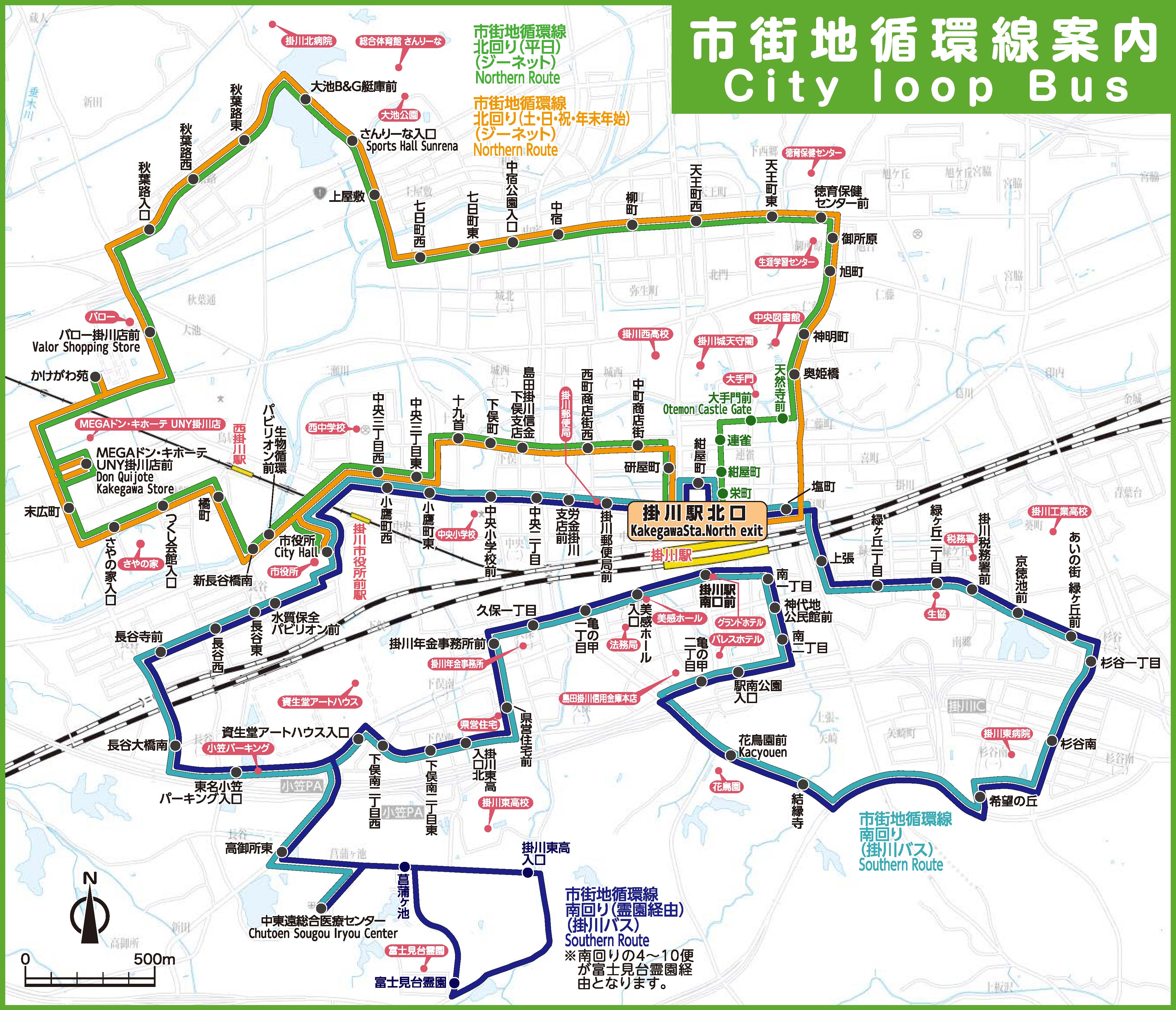 路線案内 掛川バスサービス株式会社｜静鉄グループ
